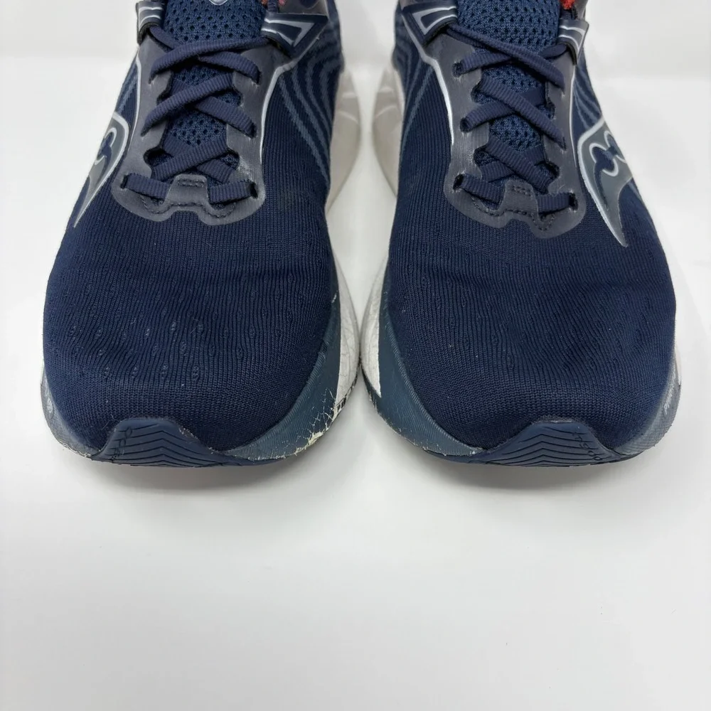 Saucony Triumph 22 Men's Size 10 Navy Orange Running Shoes (S20964-144)